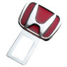 Заглушка ремня безопасности с логотипом Honda хром с красным