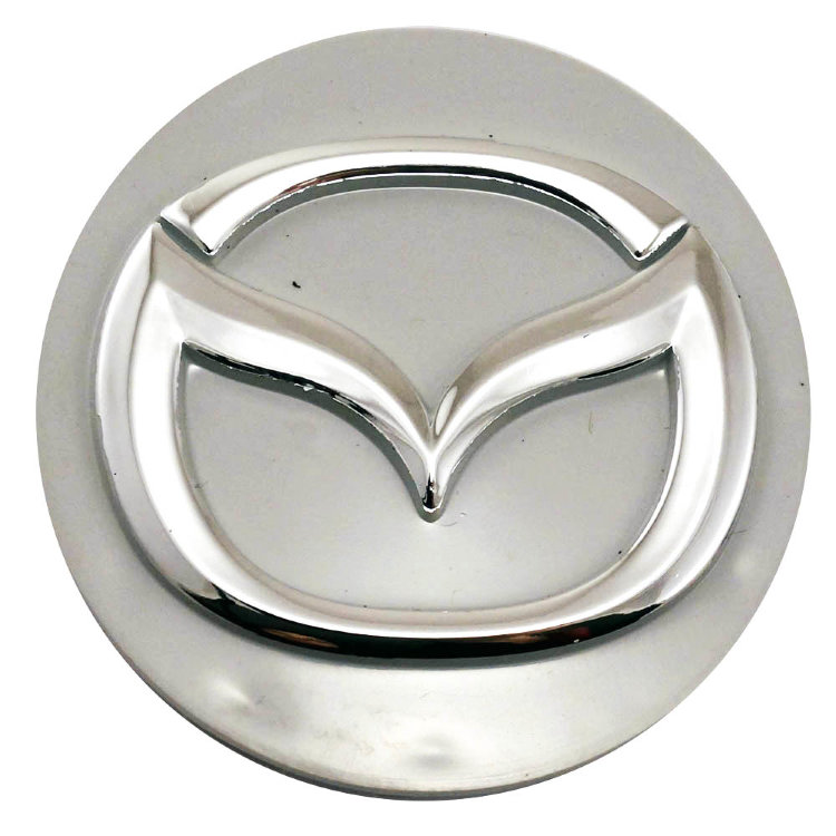 Заглушка для дисков Mazda 63/55/6 milk/chrome 