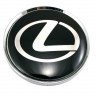 заглушка литого диска  Lexus (64/60/6) black - chrome фото