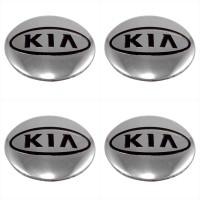 Изображение товара Наклейки на диски KIA 56 мм сфера steel 