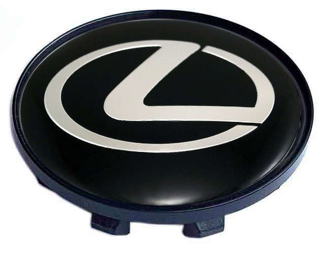 Колпачок на литые диски Lexus 58/50/11 хром/черный 