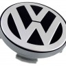 Вставка диска Volkswagen 55/51/10 черный стикер