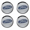 Заглушки для диска со стикером Ford (64/60/6) хром