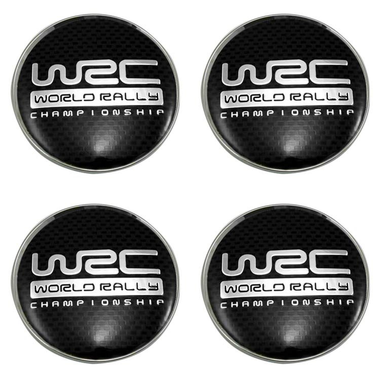 Заглушка литого диска со стикером WRC (63/58/8) black