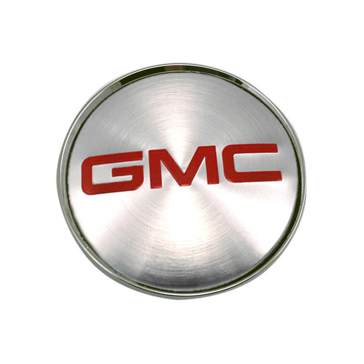 Колпачок в литой диск со стикером GMC  (63/58/8) серебристый 