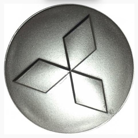 Колпачок для дисков Replica Mitsubishi серебро 59/55/12