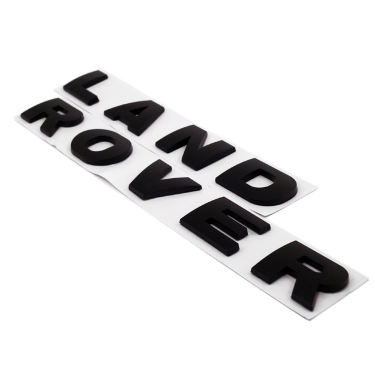 LAND ROVER - шильд на капот или багажник black