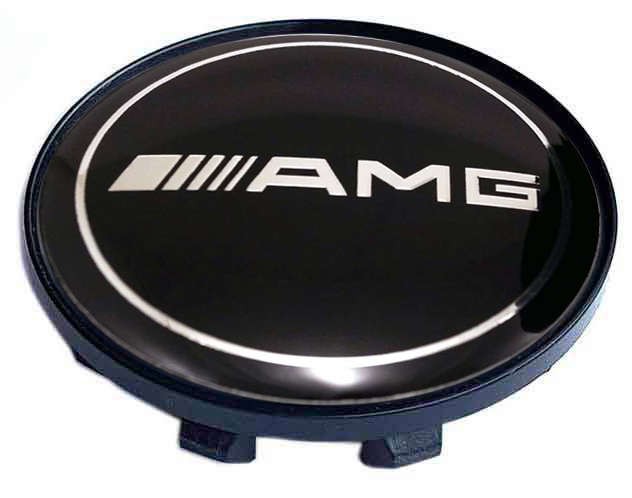 Колпачок на литые диски Mercedes Amg 58/50/11 черный 