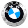 Колпачок на диски BMW 59/56/10 black+blue 