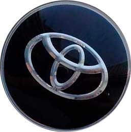 Колпачок на диски Toyota 68/57/12 черный хромированный 