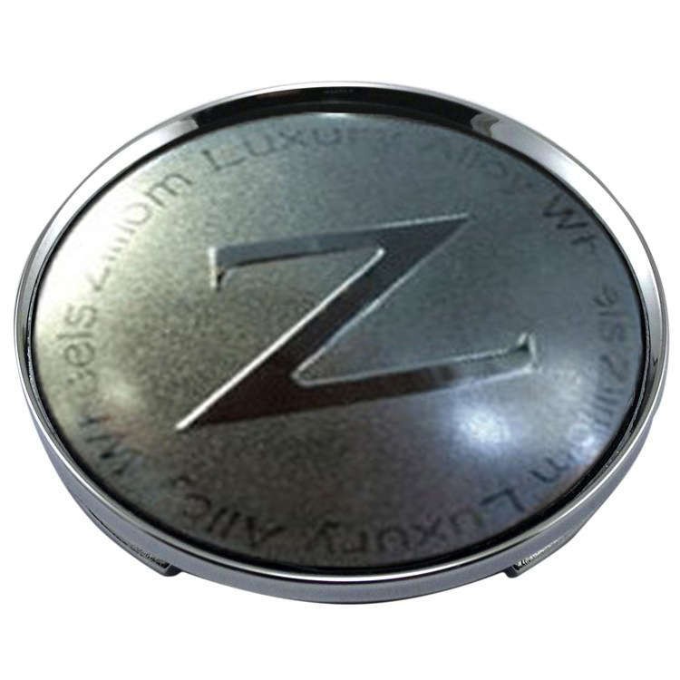 Колпачки на диски 62/56/8 хром со стикером Z silver хром