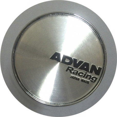 Колпачок на литые диски ADVAN Racing 68/63/10 конус хром-серебро 