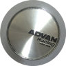  Колпачок на литые диски ADVAN Racing АЛ1850 68|63|10 конус хром-серебро