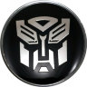 Колпачок в литой диск Transformers 60/56/9 черный+хром