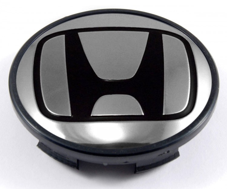 Колпачок на литые диски Honda 65/60/10 цвет металл черный
