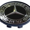 Колпачок на литые диски Mercedes Benz 58/50/11 черный 