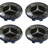 Колпачок на литые диски Mercedes Benz 58/50/11 черный 