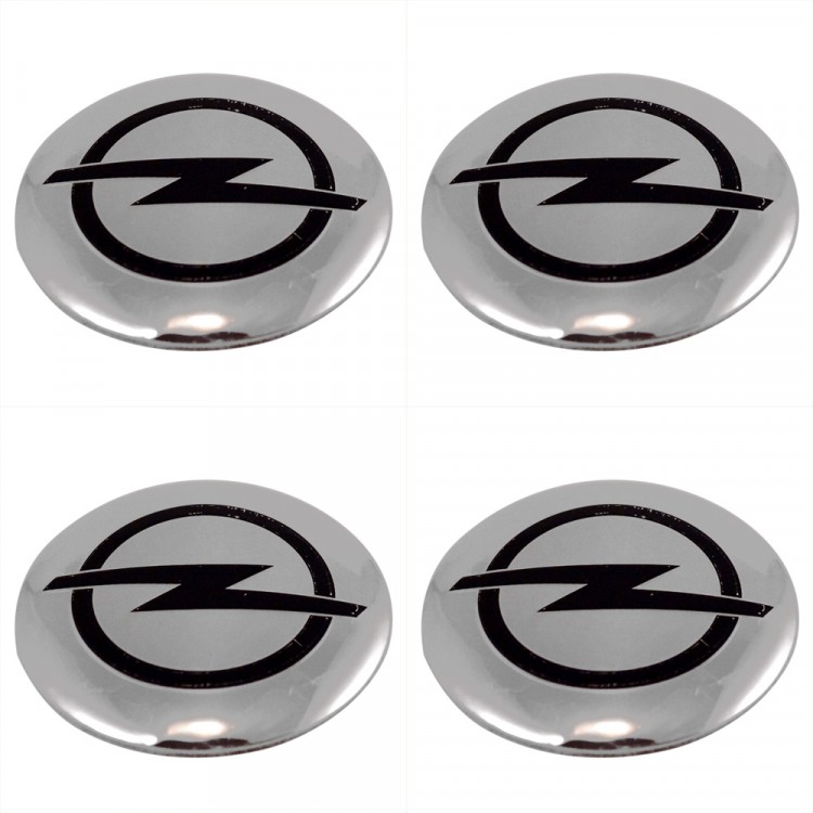 Наклейки на диски Opel steel сфера 60 мм  