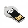 Флешка БМВ USB2.0 8GB хром/черный