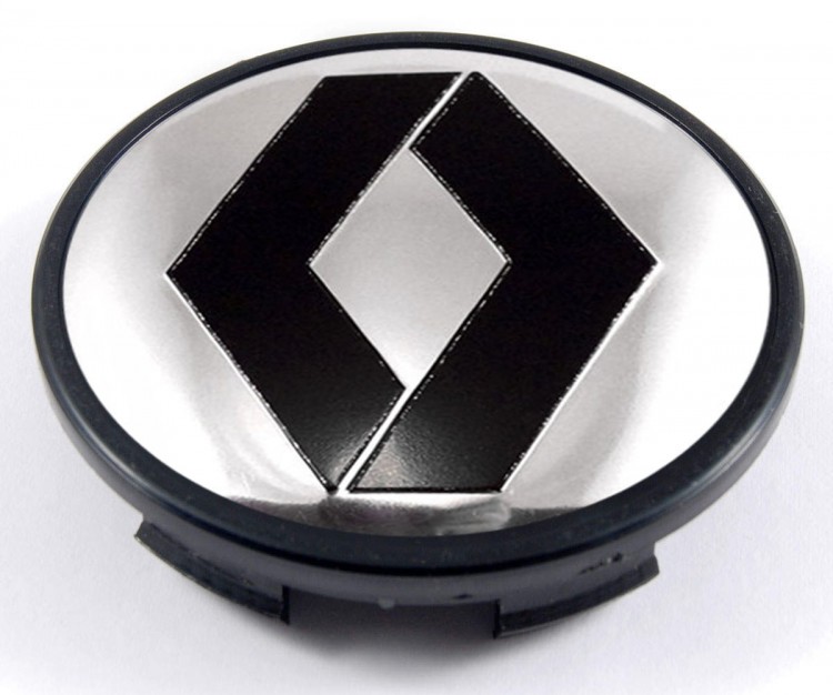 Колпачок на литые диски Renault 65/60/10 цвет металл черный 