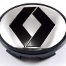 Колпачок на литые диски Renault 65/60/10 цвет металл черный 