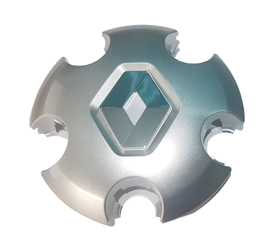 Колпачок для диска РЕНО Дастер серебро с хром логотипом