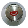Колпачок на диски Vossen 61/56/9 silver конус  
