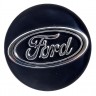 Колпачок на диски Ford 66/62/12, черный и хром