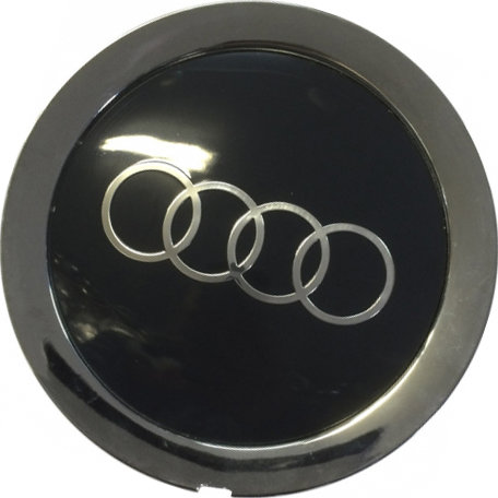 Колпачок на диски Audi 147/58/30 хром-черный