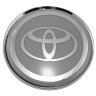 заглушка диска литого Toyota (63/58/8) серый