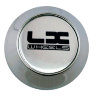 Колпачок на диски LX wheels 61/56/9 silver конус   