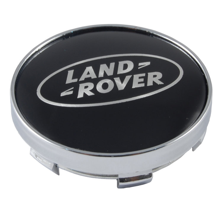 Колпачок на диски Land Rover 60/56/9 хром-черный    