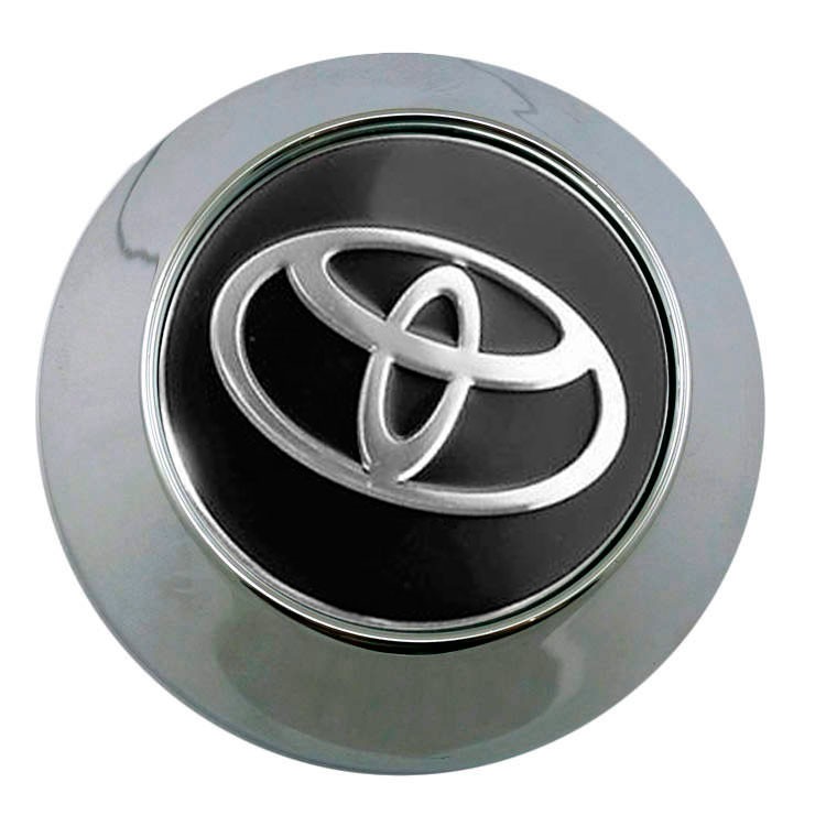 Колпачок на диски Toyota 64/60/6 хромированный конус