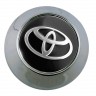 Колпачок на диски Toyota 64/60/6 хромированный конус