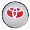 Колпачок ступицы Toyota (63/59/7) хром с красным