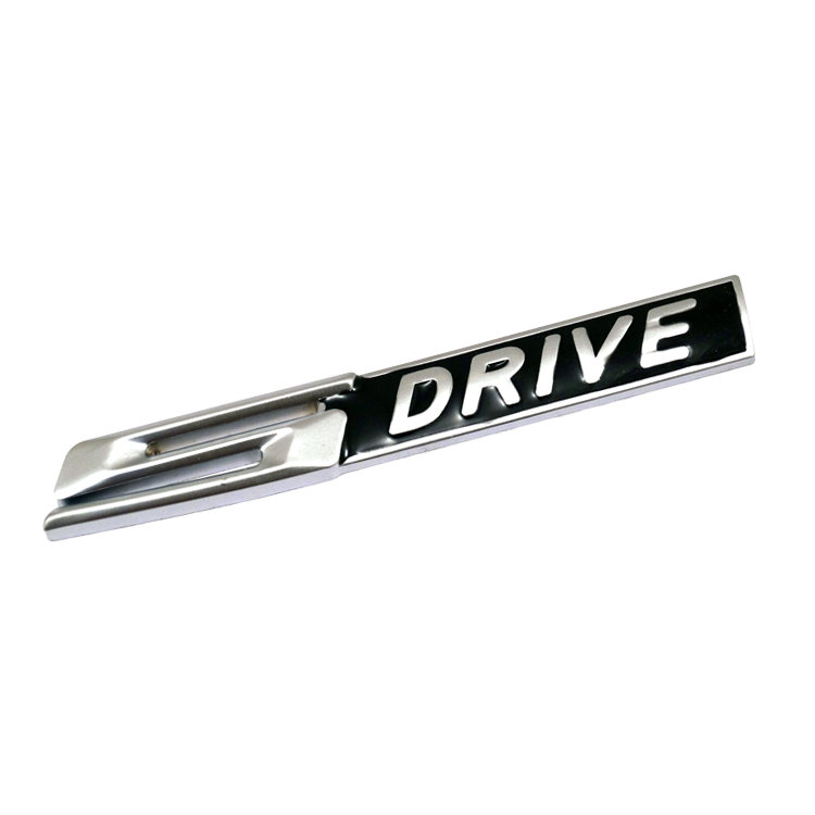Хромированный значок sDrive 9,5*1,6 см 