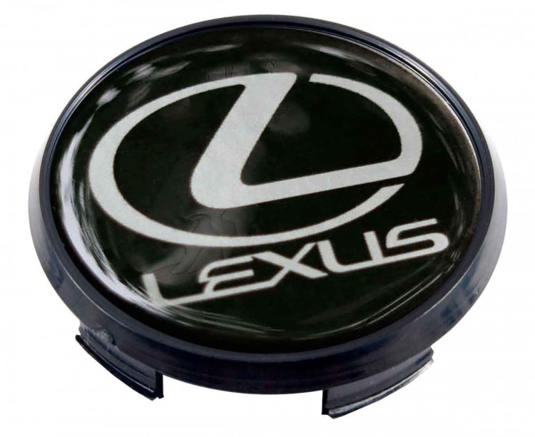 Заглушка ступицы Lexus 66/62/10 black