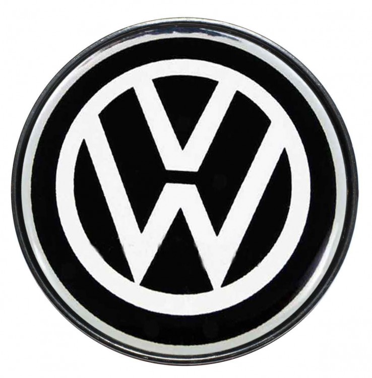 Колпачок центральный Volkswagen 60/55.5/8 черный 