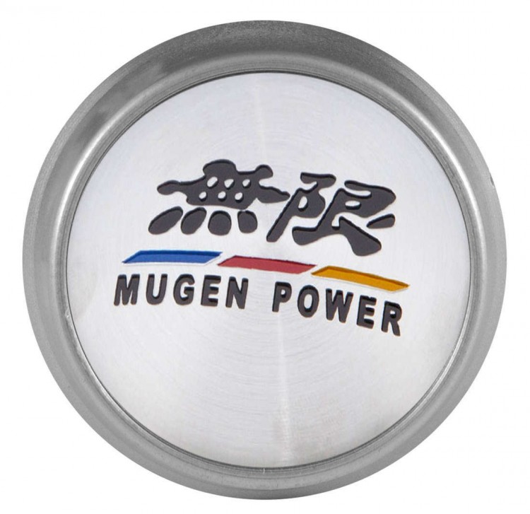 Колпачки на диски ВСМПО со стикером Mugen Power 74/70/9 хром 