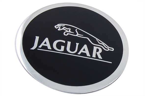 Колпачок на диски Jaguar  60/56/9 хром-черный 