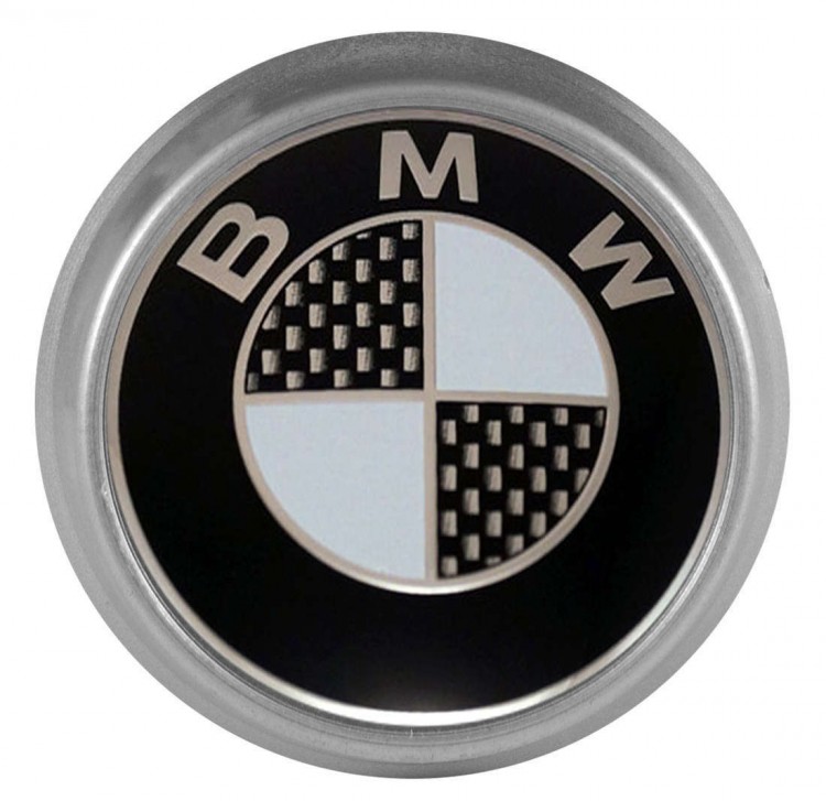 Заглушка на диски BMW 74/70/9 серый и хром