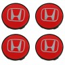 Колпачки для дисков Honda 60/56/9 красный 