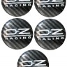 Колпачок на диски OZ Racing 55/52/4 серебро с черным