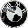 Колпачок литого диска BMW с черной эмблемой