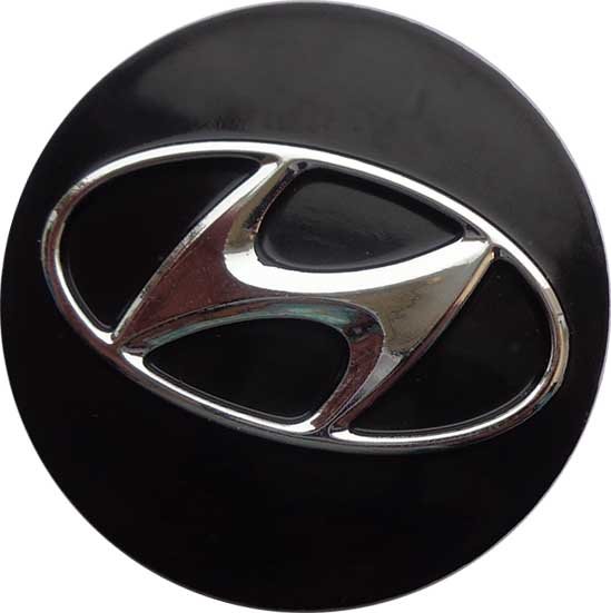 Колпачок на диски Hyundai 63/55/7 КИК Рапид черный