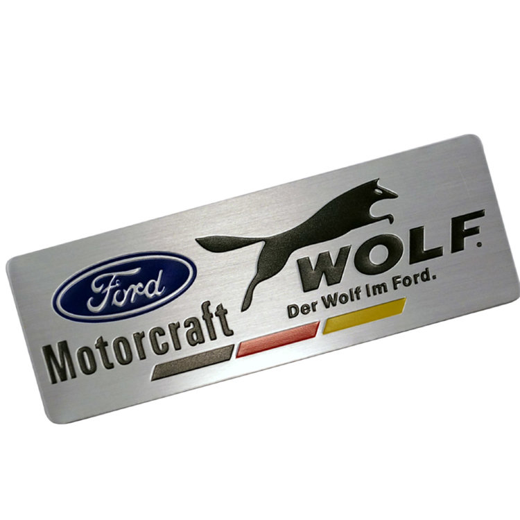 Значок Ford Wolf Motorcraft 80*30 мм