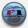 Заглушка литого диска F1 Racing 67/56/16 хром 