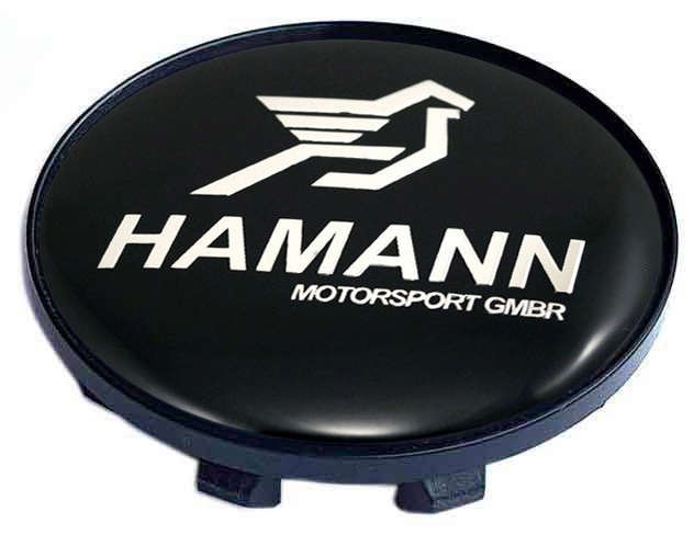 Колпачок на литые диски BMW Hamann 58/50/11 черный/хром