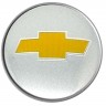 Колпачок на диски Chevrolet 60/55/7 хром/желтый