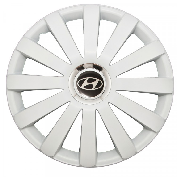 Колпаки колесные R15 Hyundai SPR Pro White